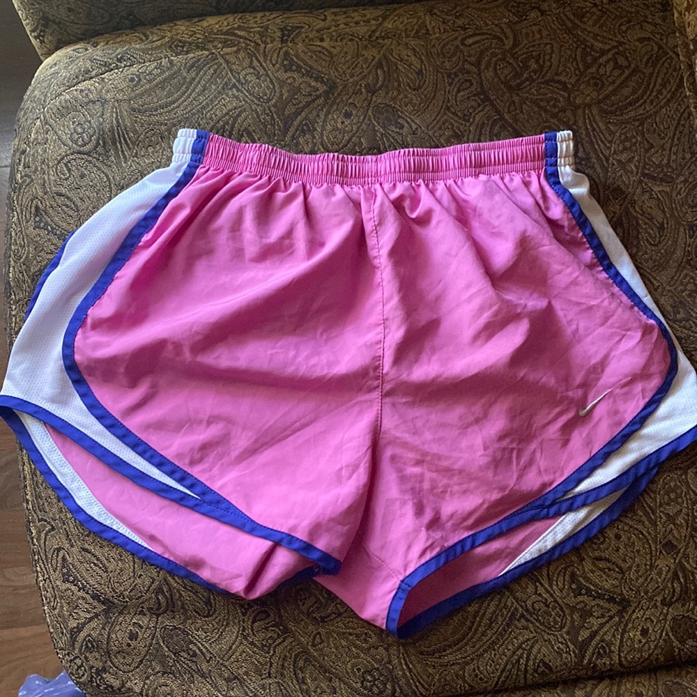 Nike pink running shorts